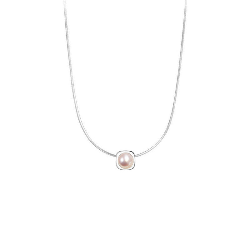 Damen Halskette mit elegantem Perlenanhänger Shop Nory
