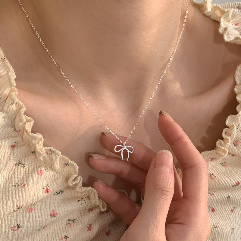 Damen Halskette mit Schleifen-Design Shop Nory