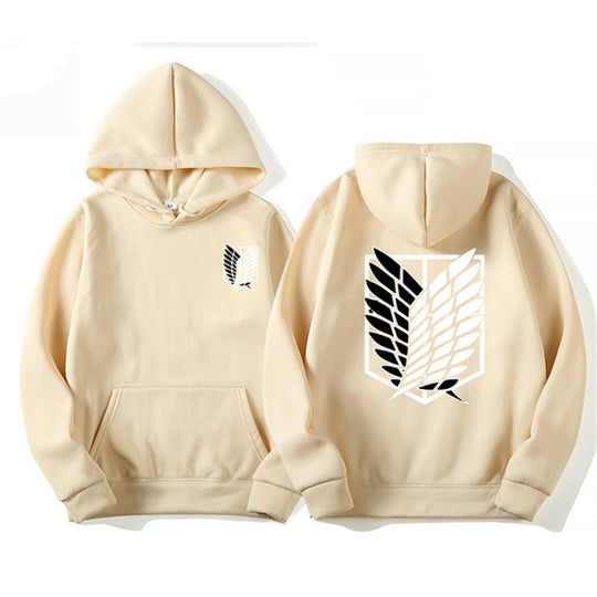 Damen Kapuzenpullover mit klassischem Anime-Motiv