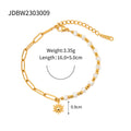 Damen Armband mit elegantem Perlen-Design und funkelndem Anhänger Shop Nory