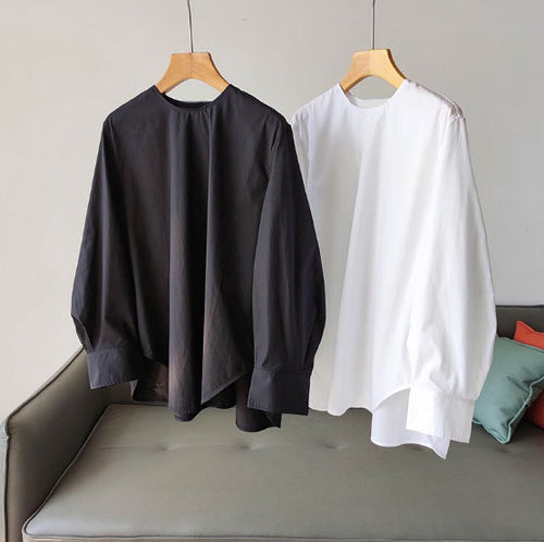 Damen Modische, weit geschnittene Bluse Shop Nory