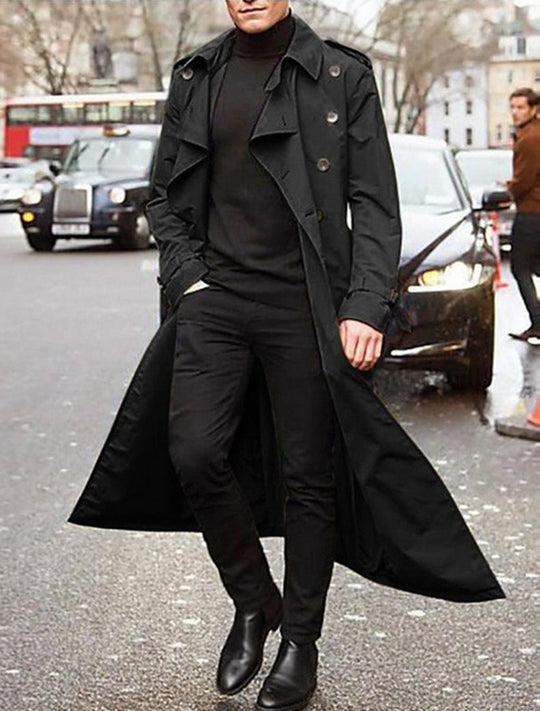 Herren klassischer Trenchcoat