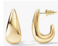 Damen Ohrringe mit skulpturalem Tropfen-Design und elegantem Finish Shop Nory