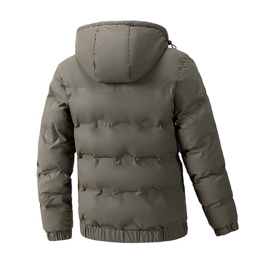 Herren Wattierte Wintersteppjacke mit Kapuze und winddichter Thermoisolierung Shop Nory