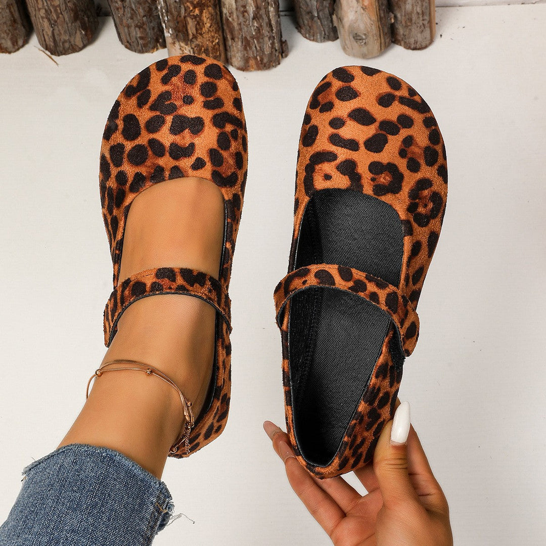Damen Ballerinas mit elegantem Klettverschluss und atmungsaktivem Obermaterial