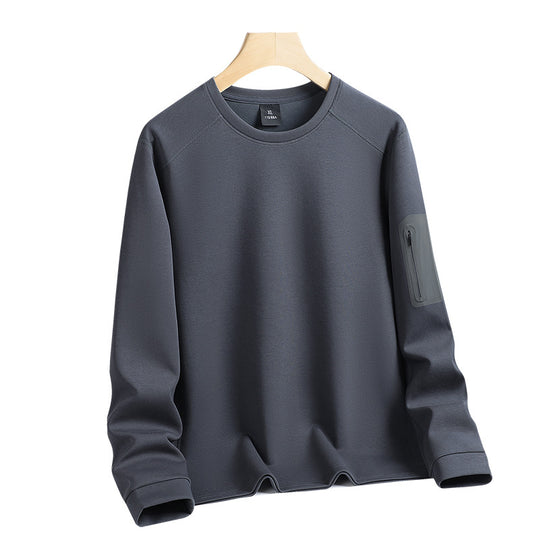Herren Oversized Sweatshirt mit kontrastierenden Seitentaschen und weichem Fleecefutter Shop Nory