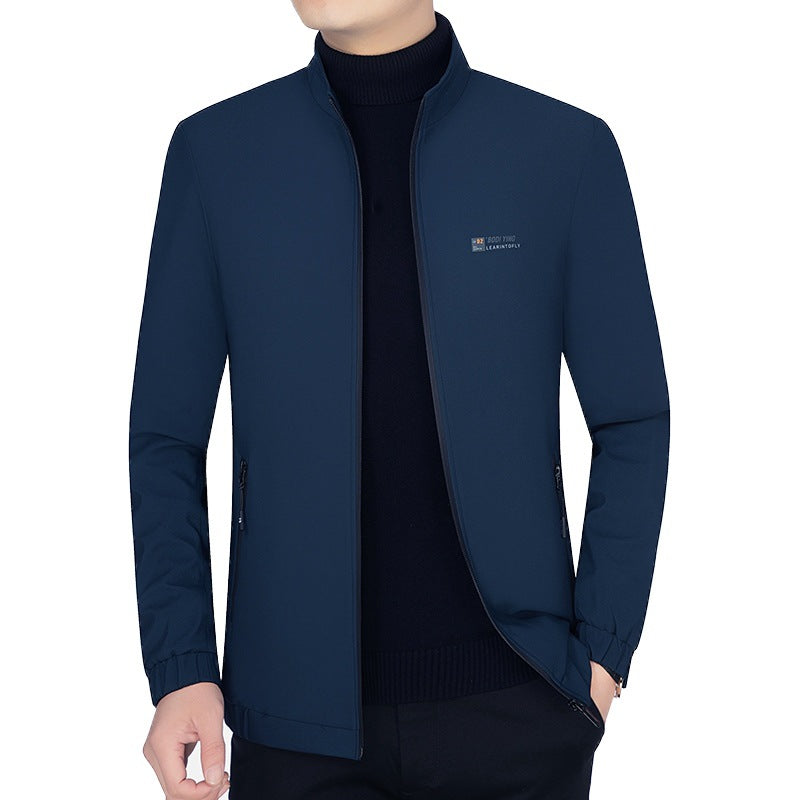 Herren Stehkragen-Jacke mit wärmendem Teddyfutter und Reißverschluss Shop Nory