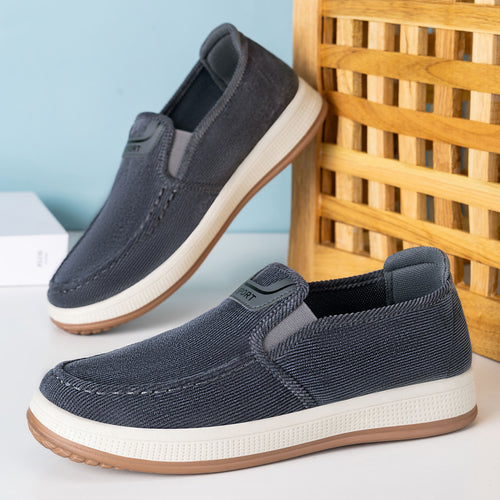 Herren nan Cord-Slipper-Sneaker mit elastischem Einstieg, gepolsterter Innensohle und griffiger Gummilaufsohle Shop Nory