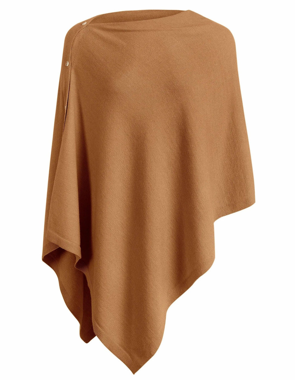 Damen vielseitiger Poncho aus hochwertiger Materialmischung