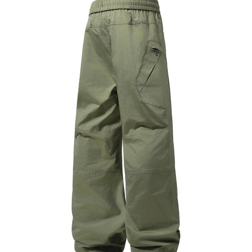 Herren Weite technische Cargohose mit elastischem Bund und schräger Reißverschlusstasche Shop Nory