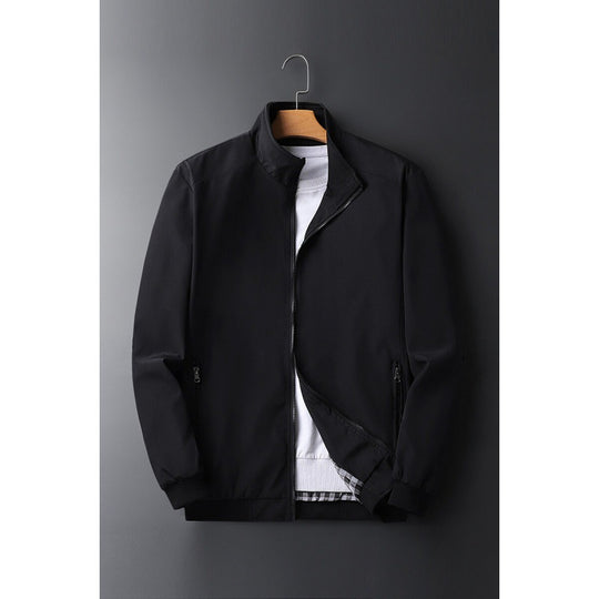 Herren Leichte Softshell-Blousonjacke mit Stehkragen, Reißverschlusstaschen und gerippten Bündchen Shop Nory