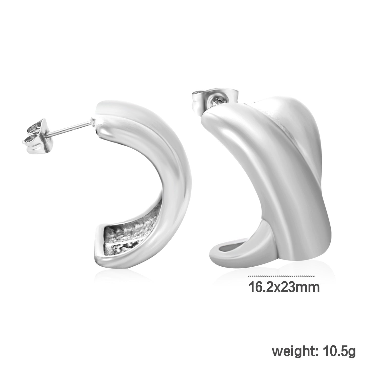 Damen Ohrstecker mit elegantem Sonnenstrahlen-Design und Perlenmittelpunkt Shop Nory