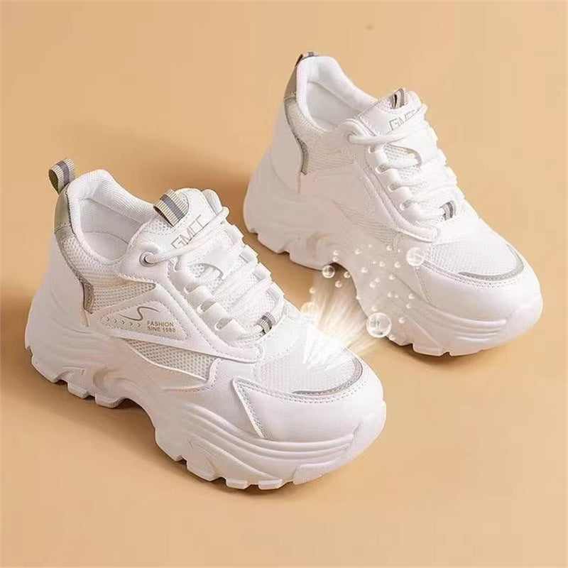 Damen Sportliche Chunky Sneakers mit gepolsterter Sohle und atmungsaktivem Obermaterial