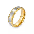 Herren Ring mit modernem, zweischichtigem Design und markanten Kanten Shop Nory