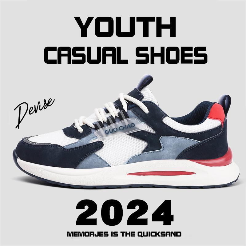 Unisex Moderne leichte Freizeit-Sneaker mit gepolstertem Komfortfußbett und atmungsaktivem Mesh-Overlay Shopy Nory
