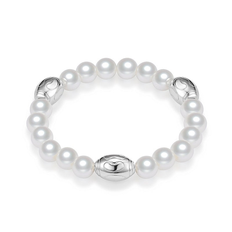 Damen Perlarmband mit hochwertigem Silberverschluss Shop Nory