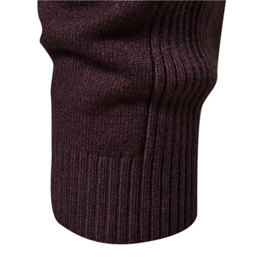 Herren stilvoller Rollkragenpullover aus weicher Merinowolle ShopNory
