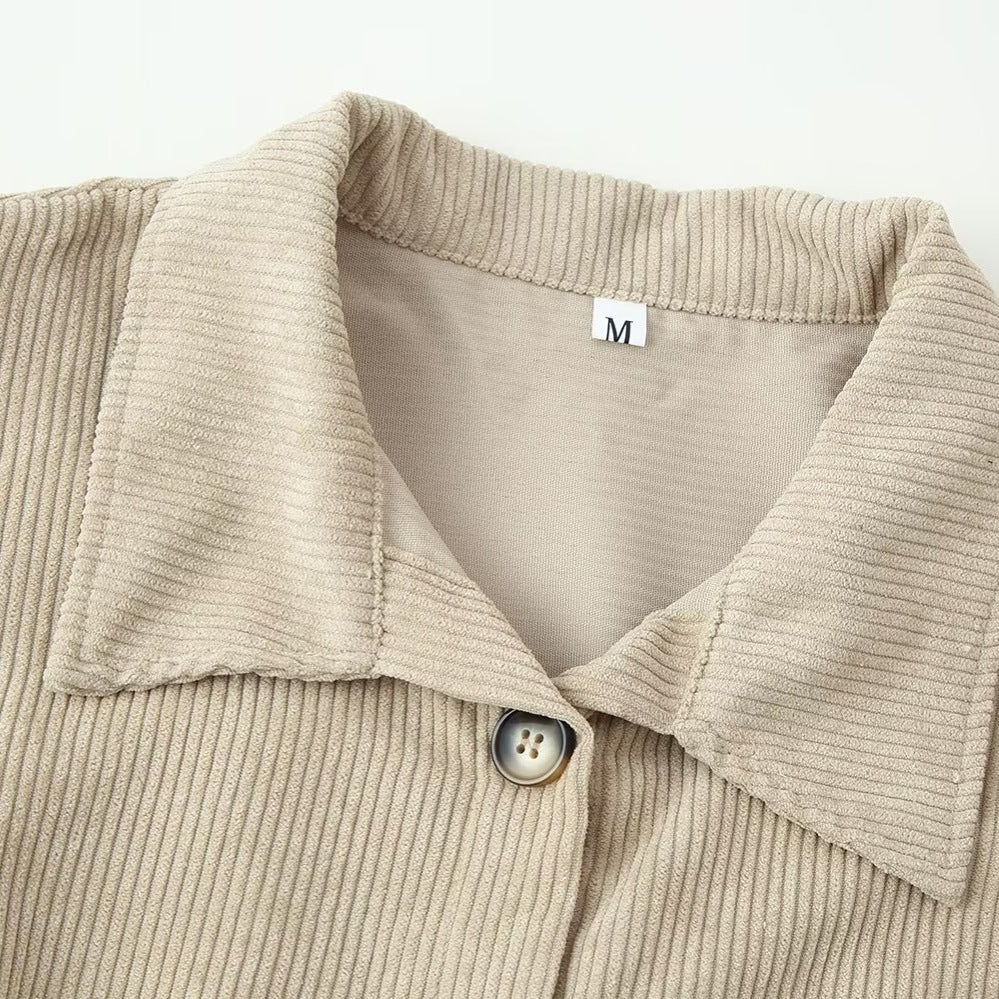 Damen Longshirt-Tunika aus feinem Rippjersey mit Hemdkragen und durchgehender Knopfleiste Shop Nory