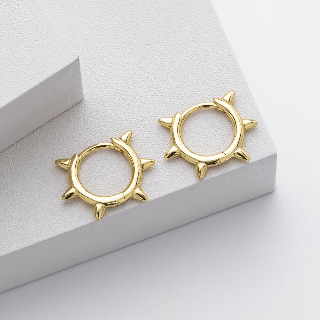 Damen Ohrhänger mit spitzem Design aus hochwertigem 925 Sterling Silber Shop Nory