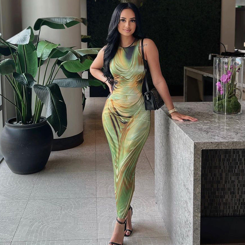Damen Elegantes Cocktail-Kleid mit raffiniertem Schnitt