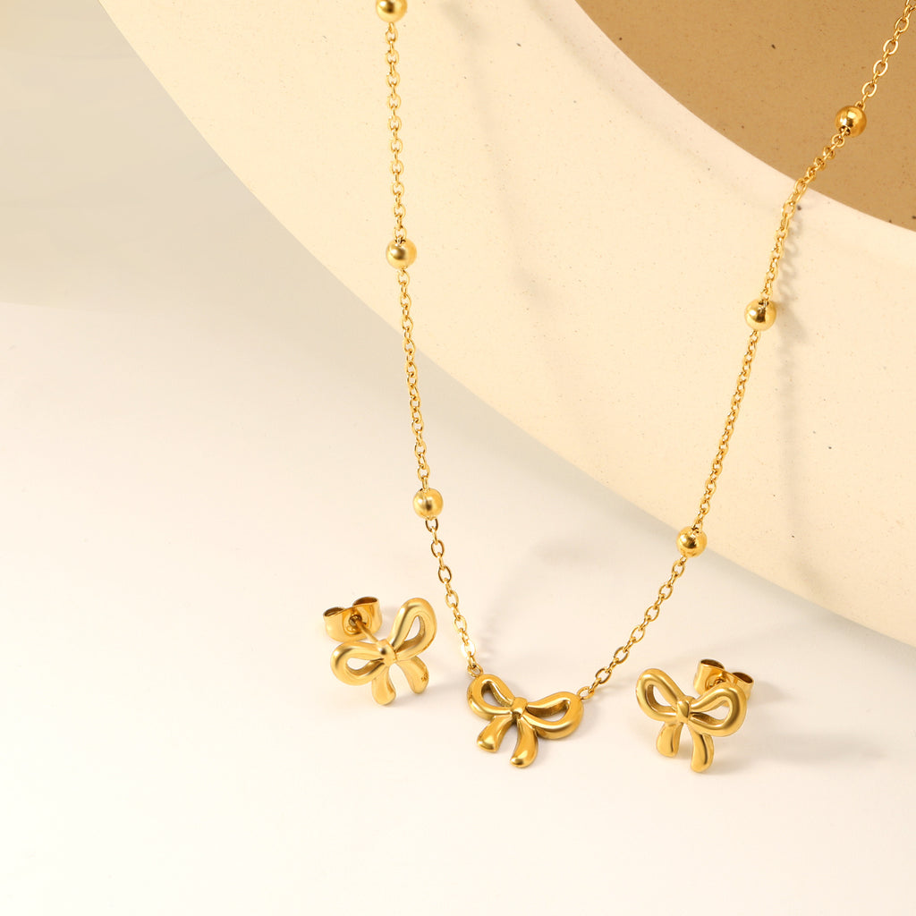 Damen Schmuckset mit verspieltem Schleifen-Motiv Shop Nory