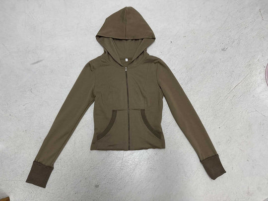 Damen nan Stretch-Flared-Hose mit hoher Taille, aufgesetzten Taschen und seitlichen Einsatzbahnen Shop Nory