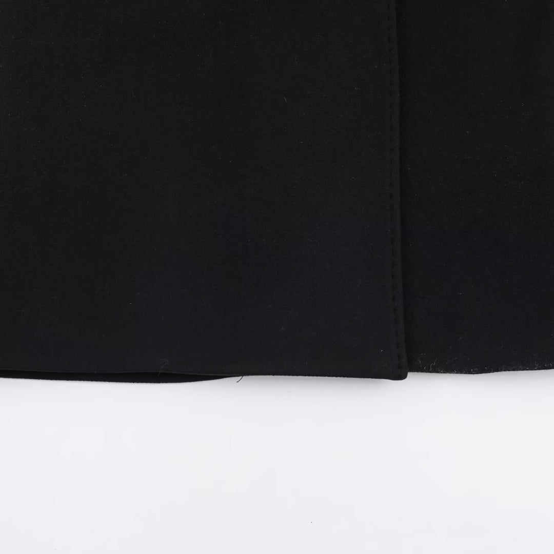 Damen Longline-Mantel mit breitem Revers und Bindegürtel Shop Nory