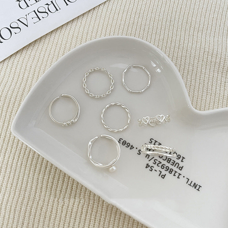 Damenring im verspielten Herzdesign Shop Nory