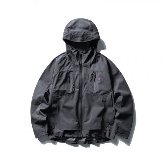 Unisex Leichte Softshell-Outdoorjacke mit verstellbarer Kapuze, wasserabweisender Membran und ergonomischen Brusttaschen Shop Nory