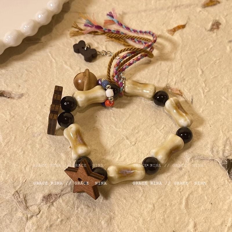 Damen Armband mit bunten Tiermotiven und charmanten Anhängern Shop Nory