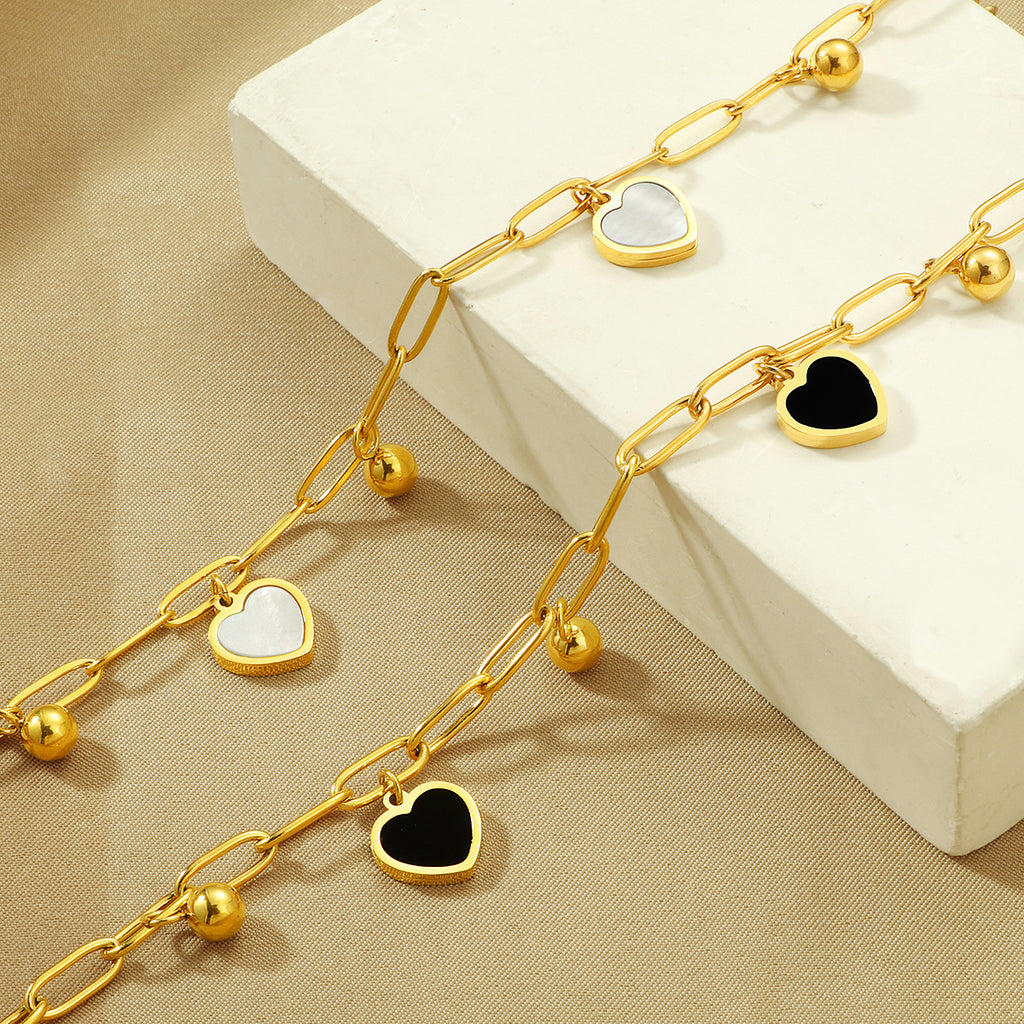 Frauen Herzförmige Charm Armband Shop Nory