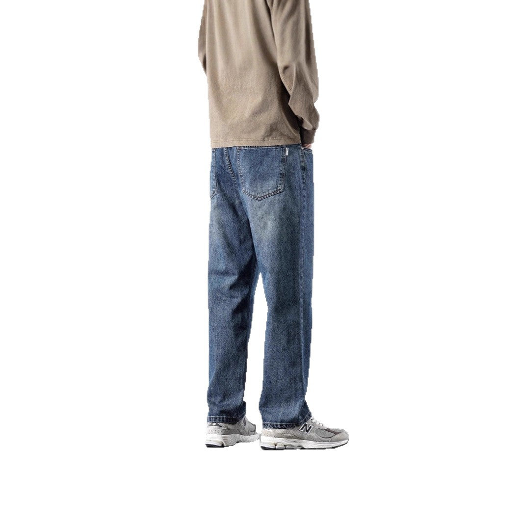 Herren Bequeme Weitbein-Jeans Shop Nory