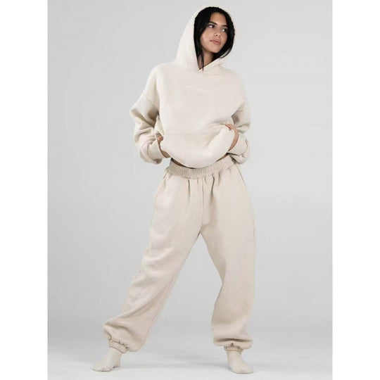 Damen nan oversized Kapuzenpullover mit Kängurutasche und weichem Fleece-Innenfutter Shop Nory