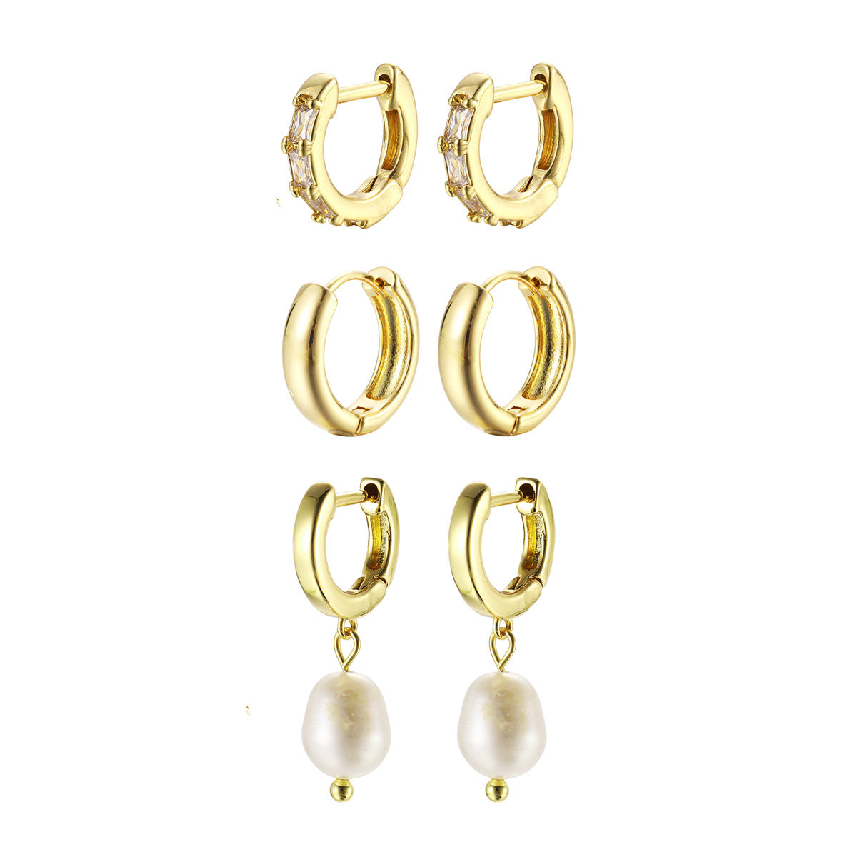 Damen Ohrstecker-Set mit verschiedenen Designs und eleganten Akzenten Shop Nory