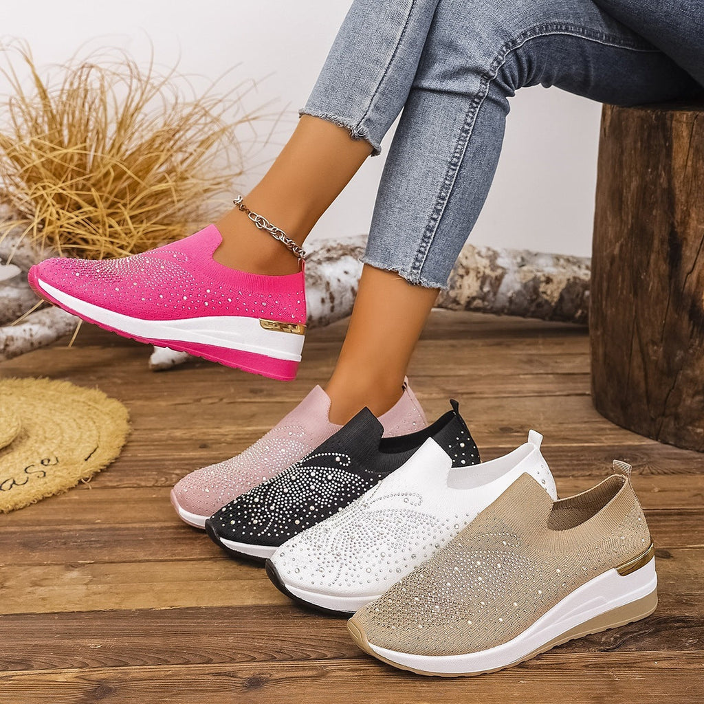 Damen Glitzernde Slip-On Sneaker