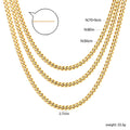 Damen Edelstahl Kette im klassischen Panzerdesign Shop Nory