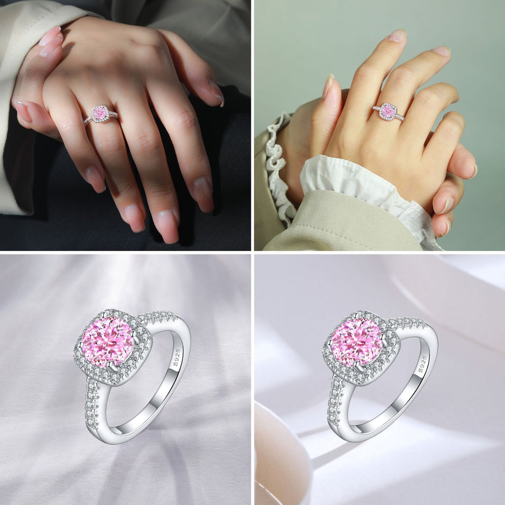 Damen Verlobungsring mit elegantem Design und funkelnden Zirkonia Shop Nory