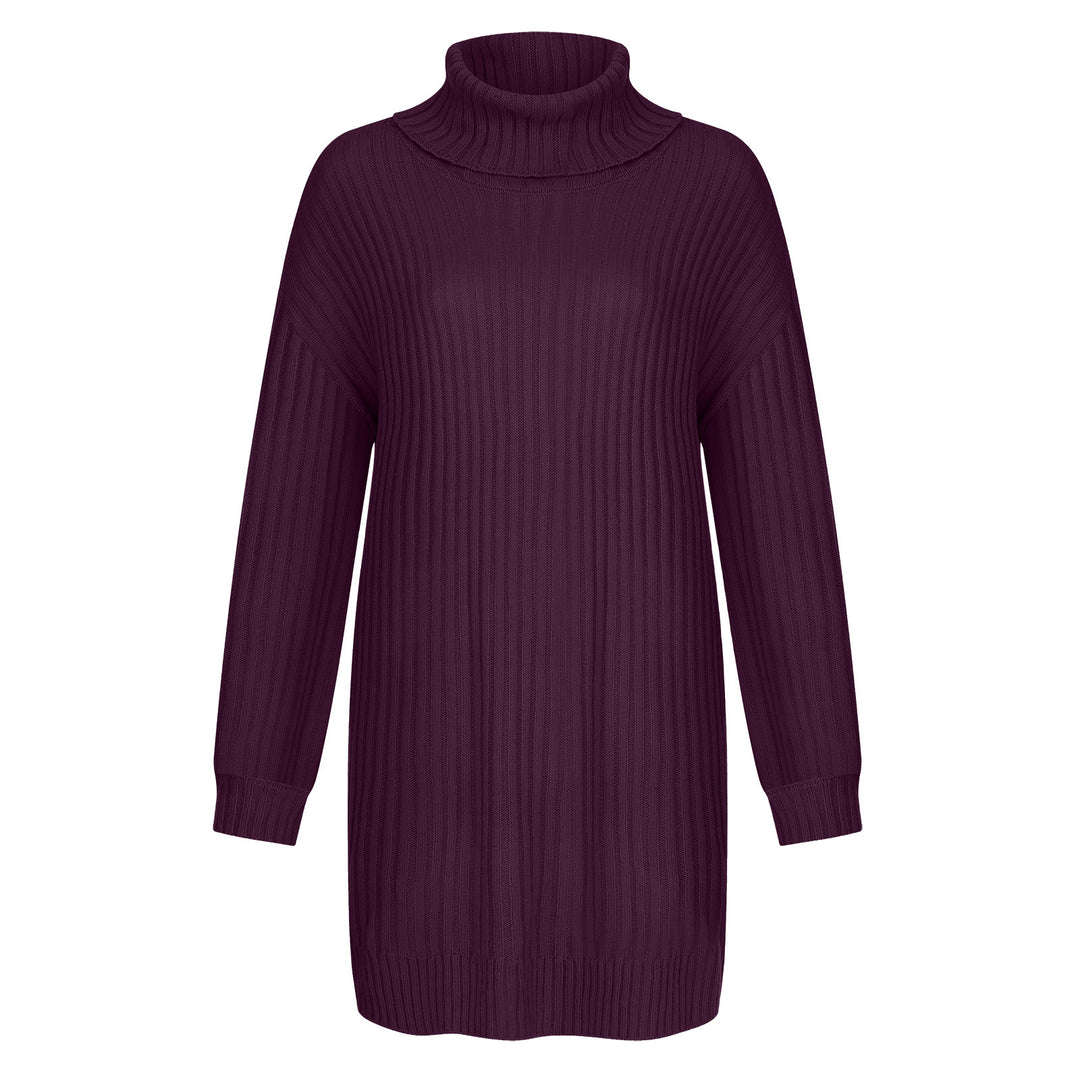 Damen Gerippter Rollkragen-Tunika mit kastigem Oversize-Schnitt Shop Nory