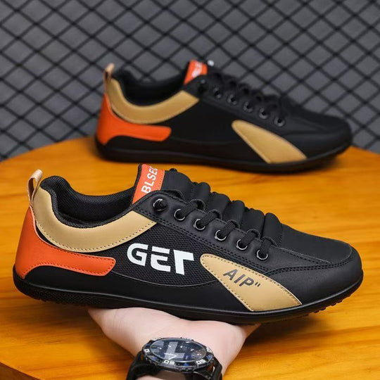 Herren Leichter Mesh- und Kunstleder-City-Sneaker mit gepolstertem Fersensteg und rutschfester Gummilaufsohle Shop Nory