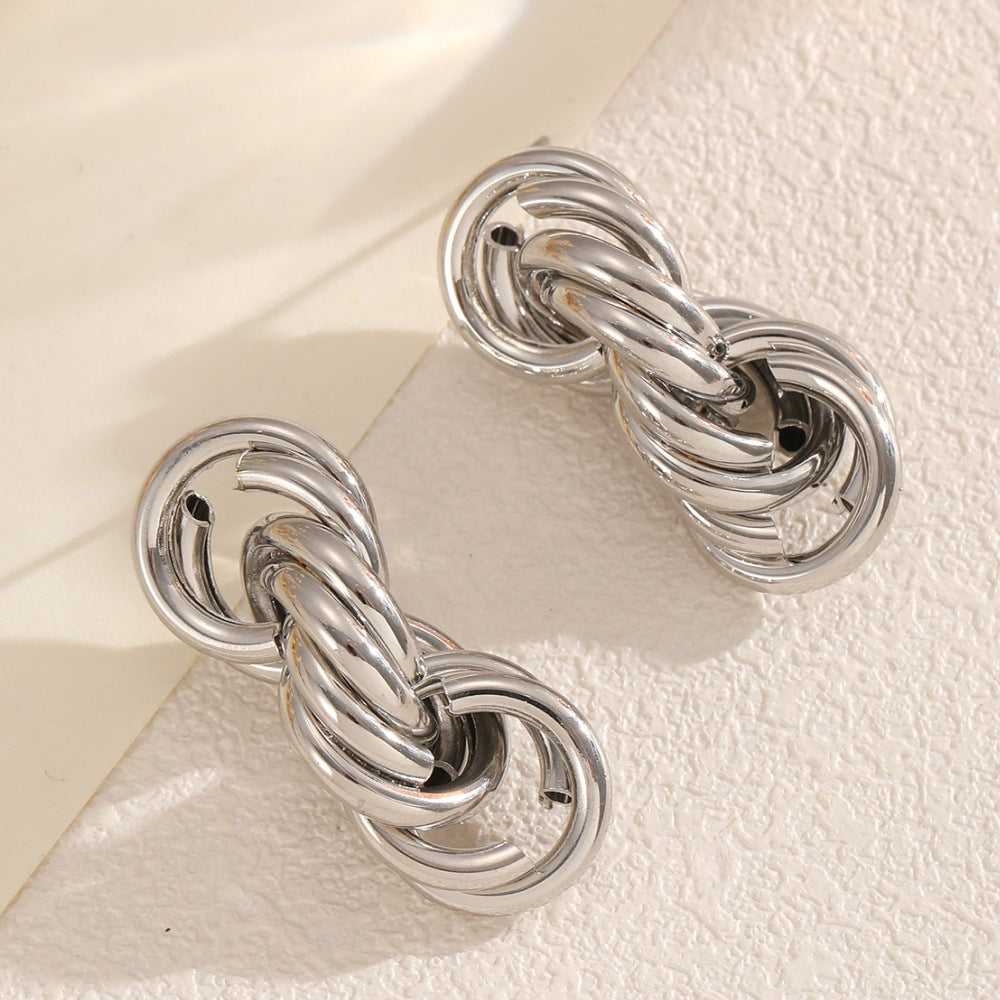 Damen Ohrstecker im eleganten Muschel-Design Shop Nory