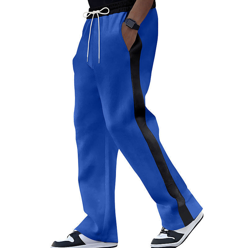 Herren trendige Sporthose mit seitlichem Kontraststreifen