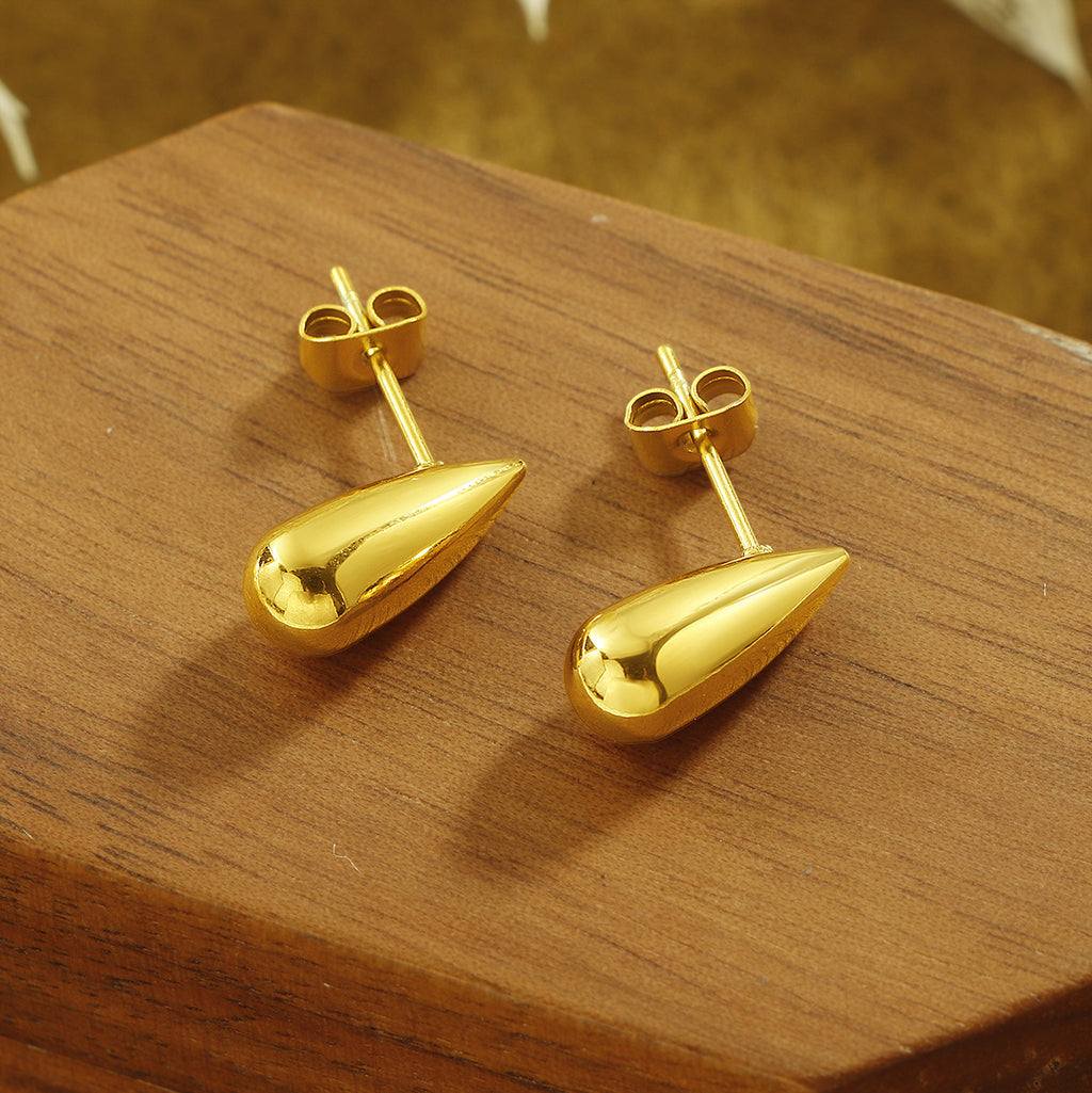 Damen elegante Ohrstecker mit raffiniertem Tropfen-Design Shop Nory