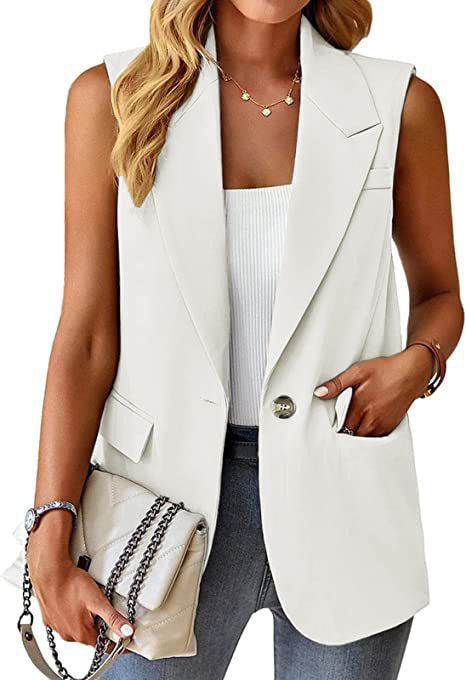 Damen Stylischer Blazer-Weste