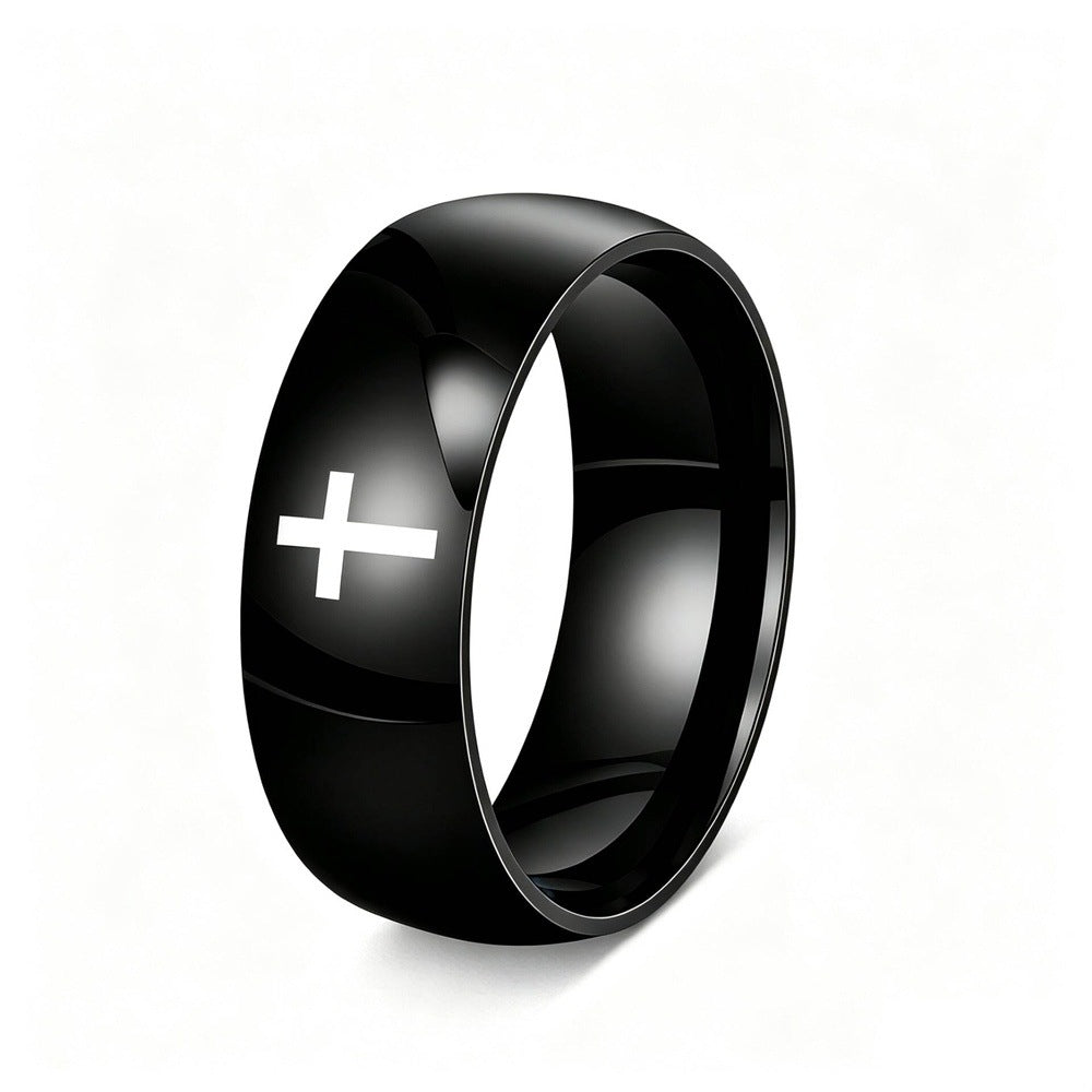 Herren Ring mit minimalistischer Plusgravur Shop Nory