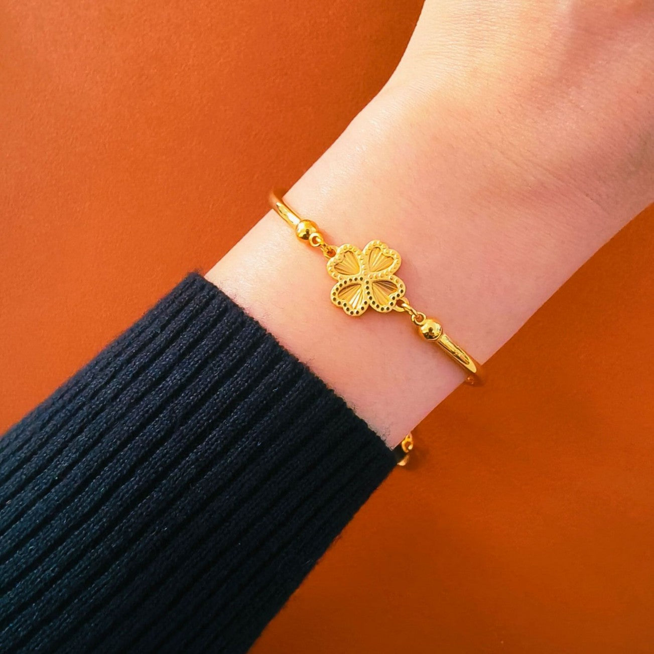 Damen Verstellbares Blumen Charm Armband Shop Nory