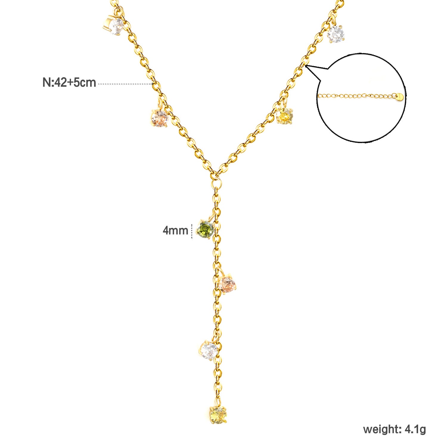 Damen Halskette mit funkelndem Kreuz-Anhänger und eleganter Gliederkette Shop Nory