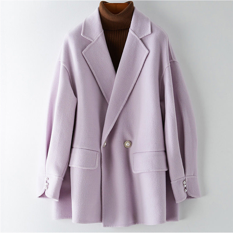 Damen Moderner Oversized Blazer mit Dekorativen Knöpfen Shop Nory