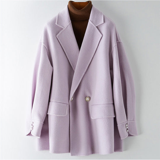 Damen Moderner Oversized Blazer mit Dekorativen Knöpfen Shop Nory