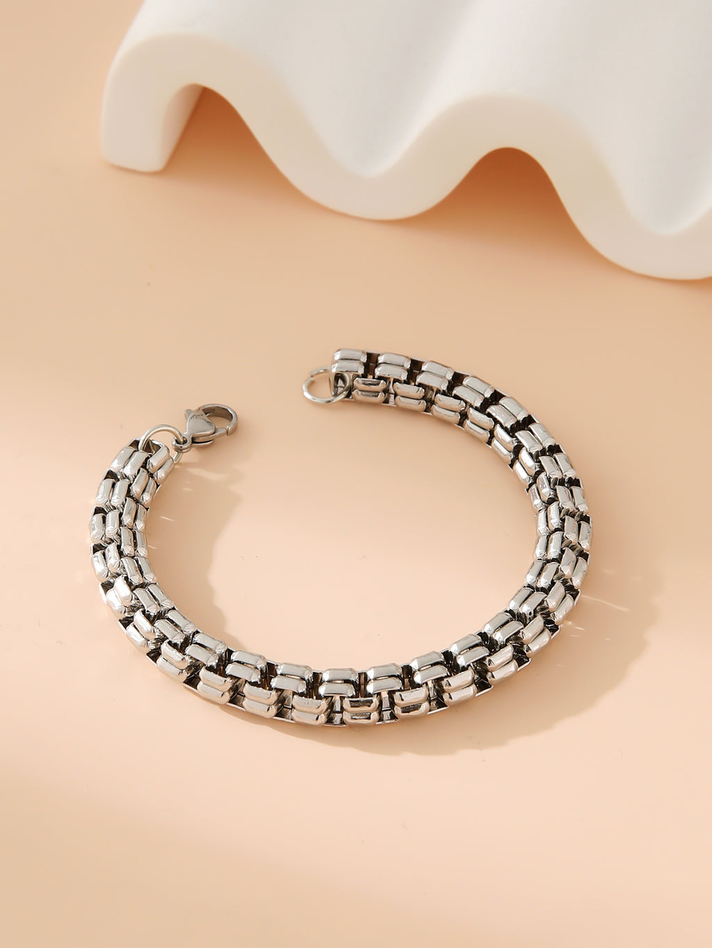 Damen stilvolles und zeitloses Gliederarmband Shop Nory