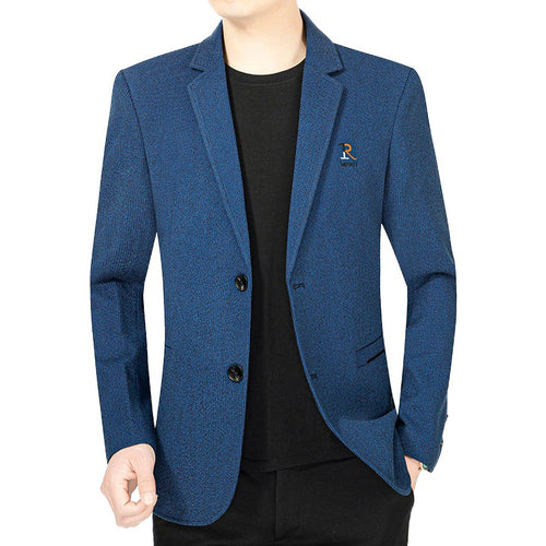 Herren Modernes Slim-Fit Sakko im Mikrostruktur-GewShop Norye mit leichtem Halbfutter Shop Nory